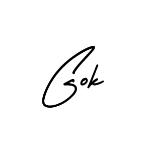 Create a beautiful signature design for name Gok. With this signature (AmerikaSignatureDemo-Regular) fonts, you can make a handwritten signature for free. Gok signature style 3 images and pictures png