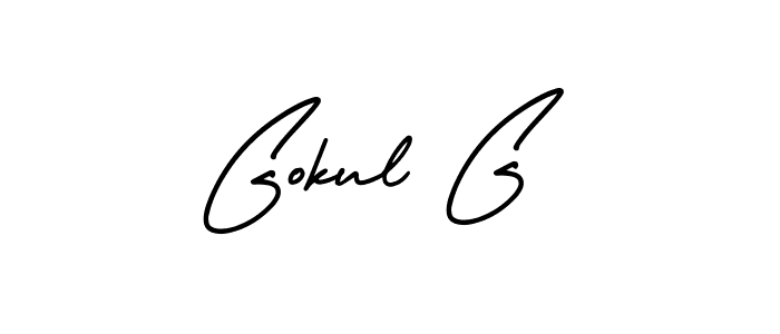 Make a beautiful signature design for name Gokul G. Use this online signature maker to create a handwritten signature for free. Gokul G signature style 3 images and pictures png
