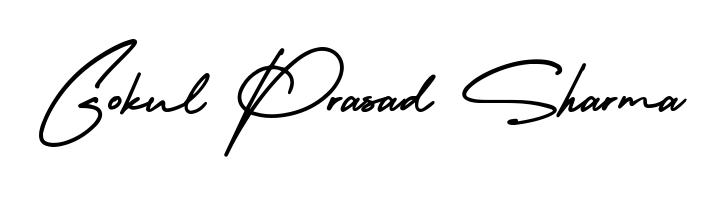 Style your name Gokul Prasad Sharma with confidence using AmerikaSignatureDemo-Regular signature design. Simple, elegant, and ready for immediate document use. Gokul Prasad Sharma signature style 3 images and pictures png