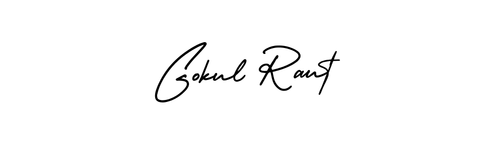 Also You can easily find your signature by using the search form. We will create Gokul Raut name handwritten signature images for you free of cost using AmerikaSignatureDemo-Regular sign style. Gokul Raut signature style 3 images and pictures png