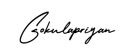 Achieve flawless digital penmanship with Gokulapriyan name in AmerikaSignatureDemo-Regular font. The perfect tool for creating online signatures. Gokulapriyan signature style 3 images and pictures png