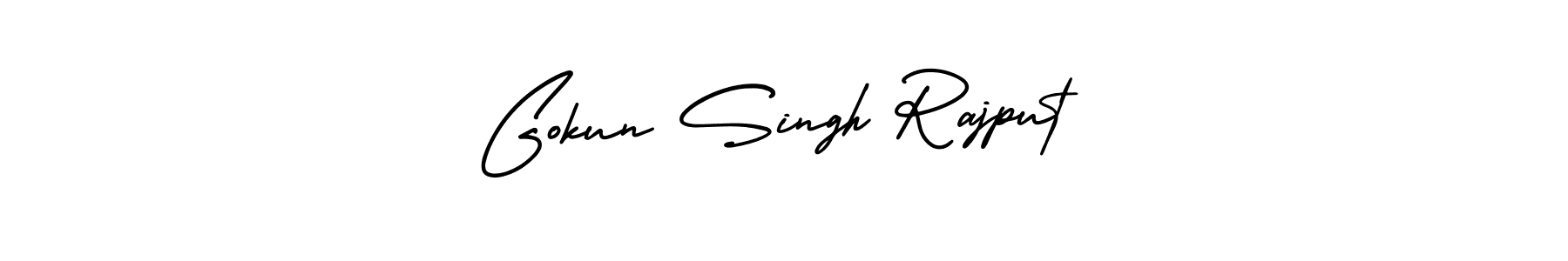 Design your own signature with our free online signature maker. With this signature software, you can create a handwritten (AmerikaSignatureDemo-Regular) signature for name Gokun Singh Rajput. Gokun Singh Rajput signature style 3 images and pictures png