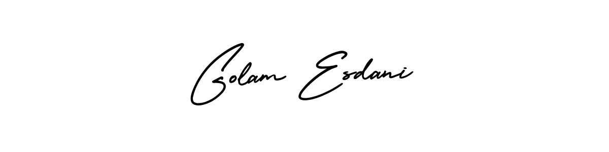 Best and Professional Signature Style for Golam Esdani. AmerikaSignatureDemo-Regular Best Signature Style Collection. Golam Esdani signature style 3 images and pictures png