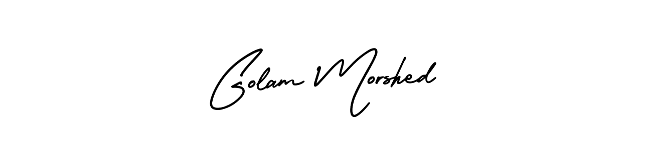 Also we have Golam Morshed name is the best signature style. Create professional handwritten signature collection using AmerikaSignatureDemo-Regular autograph style. Golam Morshed signature style 3 images and pictures png