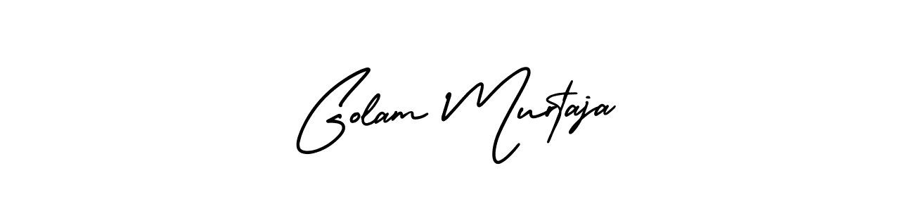 How to make Golam Murtaja name signature. Use AmerikaSignatureDemo-Regular style for creating short signs online. This is the latest handwritten sign. Golam Murtaja signature style 3 images and pictures png