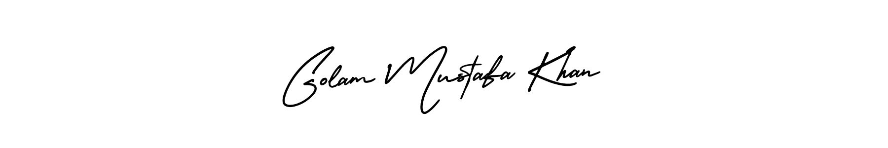 How to Draw Golam Mustafa Khan signature style? AmerikaSignatureDemo-Regular is a latest design signature styles for name Golam Mustafa Khan. Golam Mustafa Khan signature style 3 images and pictures png