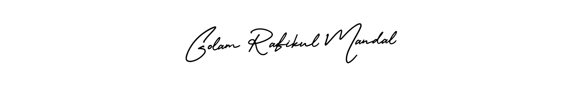 Make a beautiful signature design for name Golam Rafikul Mandal. With this signature (AmerikaSignatureDemo-Regular) style, you can create a handwritten signature for free. Golam Rafikul Mandal signature style 3 images and pictures png