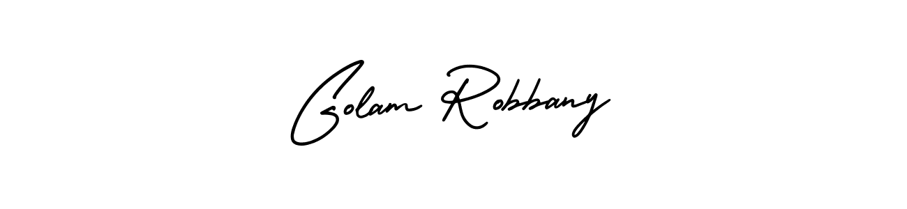 Make a beautiful signature design for name Golam Robbany. With this signature (AmerikaSignatureDemo-Regular) style, you can create a handwritten signature for free. Golam Robbany signature style 3 images and pictures png