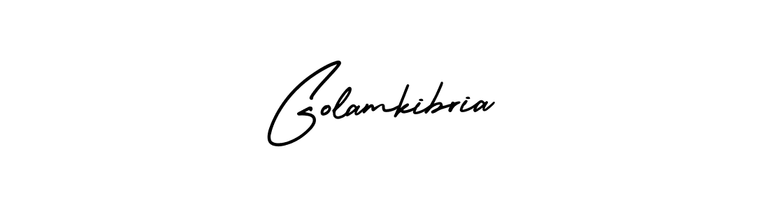 Golamkibria stylish signature style. Best Handwritten Sign (AmerikaSignatureDemo-Regular) for my name. Handwritten Signature Collection Ideas for my name Golamkibria. Golamkibria signature style 3 images and pictures png