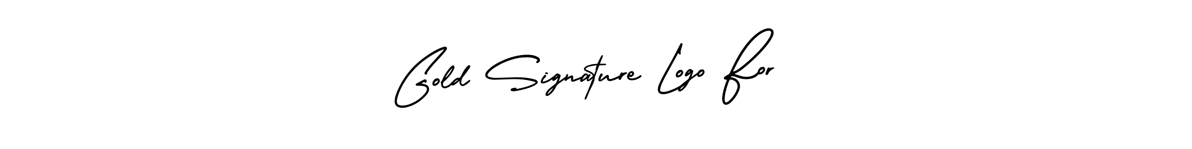 Gold Signature Logo For  stylish signature style. Best Handwritten Sign (AmerikaSignatureDemo-Regular) for my name. Handwritten Signature Collection Ideas for my name Gold Signature Logo For . Gold Signature Logo For  signature style 3 images and pictures png