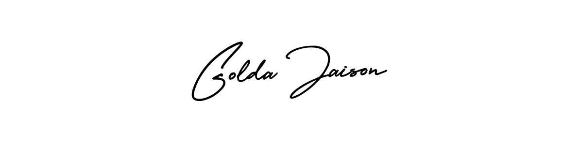 Make a beautiful signature design for name Golda Jaison. With this signature (AmerikaSignatureDemo-Regular) style, you can create a handwritten signature for free. Golda Jaison signature style 3 images and pictures png