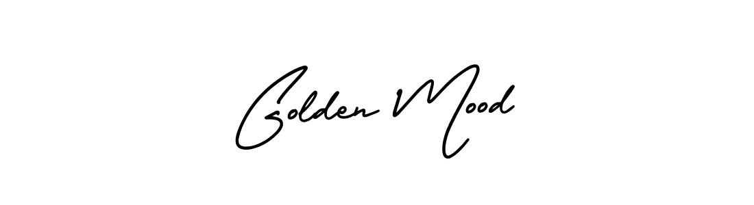 Also we have Golden Mood name is the best signature style. Create professional handwritten signature collection using AmerikaSignatureDemo-Regular autograph style. Golden Mood signature style 3 images and pictures png