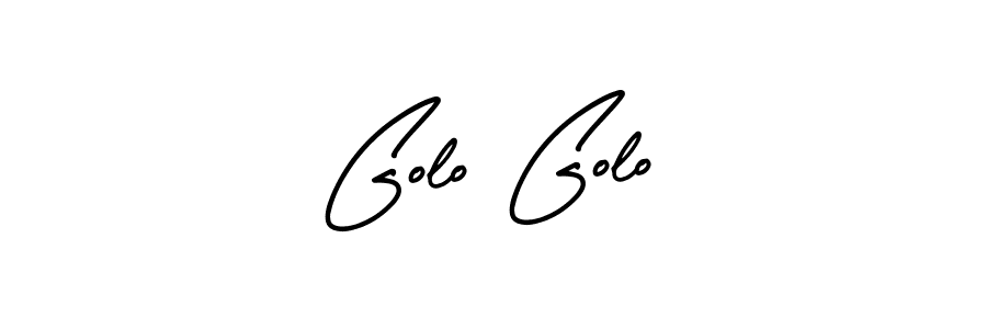How to Draw Golo Golo signature style? AmerikaSignatureDemo-Regular is a latest design signature styles for name Golo Golo. Golo Golo signature style 3 images and pictures png