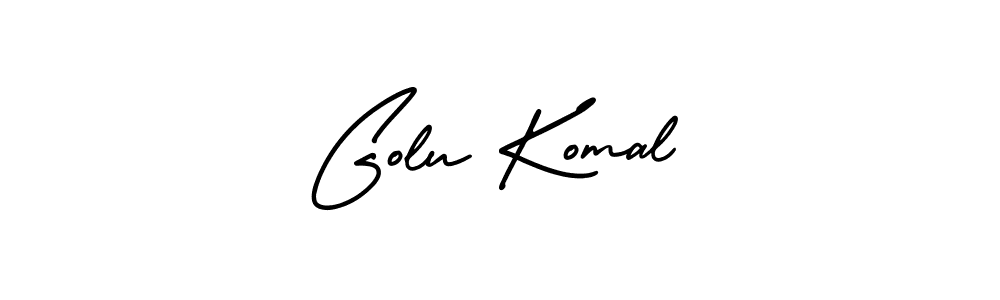 Similarly AmerikaSignatureDemo-Regular is the best handwritten signature design. Signature creator online .You can use it as an online autograph creator for name Golu Komal. Golu Komal signature style 3 images and pictures png