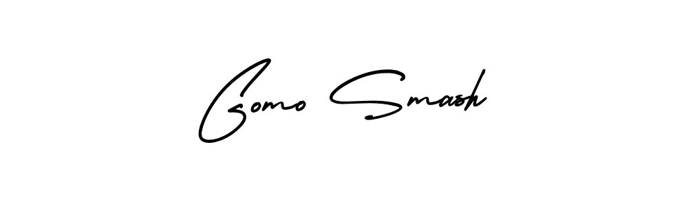 See photos of Gomo Smash official signature by Spectra . Check more albums & portfolios. Read reviews & check more about AmerikaSignatureDemo-Regular font. Gomo Smash signature style 3 images and pictures png