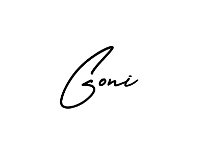 How to Draw Goni signature style? AmerikaSignatureDemo-Regular is a latest design signature styles for name Goni. Goni signature style 3 images and pictures png