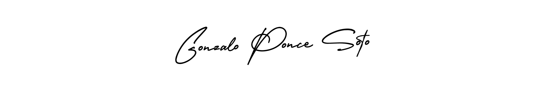 Also You can easily find your signature by using the search form. We will create Gonzalo Ponce Soto name handwritten signature images for you free of cost using AmerikaSignatureDemo-Regular sign style. Gonzalo Ponce Soto signature style 3 images and pictures png
