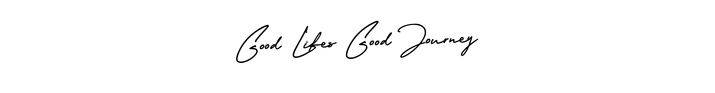 Also we have Good Lifes Good Journey name is the best signature style. Create professional handwritten signature collection using AmerikaSignatureDemo-Regular autograph style. Good Lifes Good Journey signature style 3 images and pictures png
