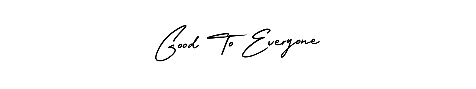 Best and Professional Signature Style for Good To Everyone. AmerikaSignatureDemo-Regular Best Signature Style Collection. Good To Everyone signature style 3 images and pictures png