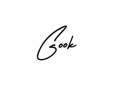 You should practise on your own different ways (AmerikaSignatureDemo-Regular) to write your name (Gook) in signature. don't let someone else do it for you. Gook signature style 3 images and pictures png