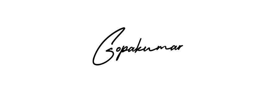 Make a beautiful signature design for name Gopakumar. With this signature (AmerikaSignatureDemo-Regular) style, you can create a handwritten signature for free. Gopakumar signature style 3 images and pictures png