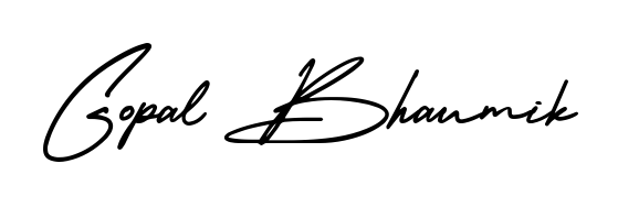AmerikaSignatureDemo-Regular is a professional signature style that is perfect for those who want to add a touch of class to their signature. Get Gopal Bhaumik name fancy signature for free. Gopal Bhaumik signature style 3 images and pictures png