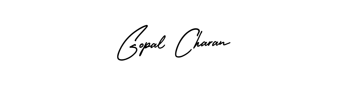 It looks lik you need a new signature style for name Gopal Charan. Design unique handwritten (AmerikaSignatureDemo-Regular) signature with our free signature maker in just a few clicks. Gopal Charan signature style 3 images and pictures png