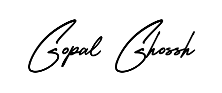 Make a beautiful signature design for name Gopal Ghossh. With this signature (AmerikaSignatureDemo-Regular) style, you can create a handwritten signature for free. Gopal Ghossh signature style 3 images and pictures png