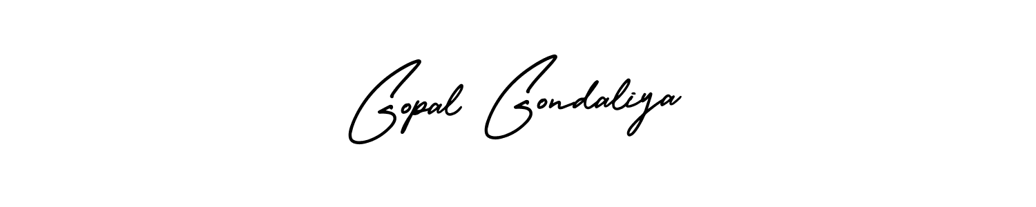 Also we have Gopal Gondaliya name is the best signature style. Create professional handwritten signature collection using AmerikaSignatureDemo-Regular autograph style. Gopal Gondaliya signature style 3 images and pictures png