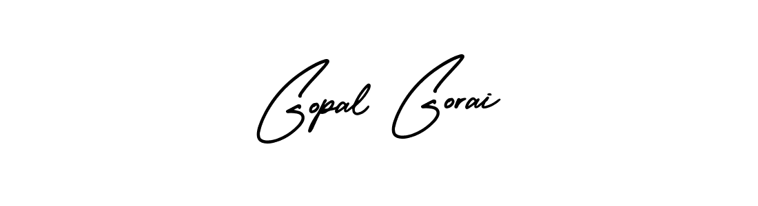 Create a beautiful signature design for name Gopal Gorai. With this signature (AmerikaSignatureDemo-Regular) fonts, you can make a handwritten signature for free. Gopal Gorai signature style 3 images and pictures png