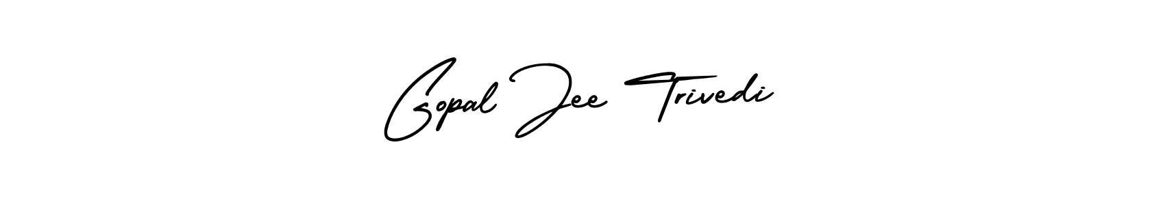 How to make Gopal Jee Trivedi name signature. Use AmerikaSignatureDemo-Regular style for creating short signs online. This is the latest handwritten sign. Gopal Jee Trivedi signature style 3 images and pictures png