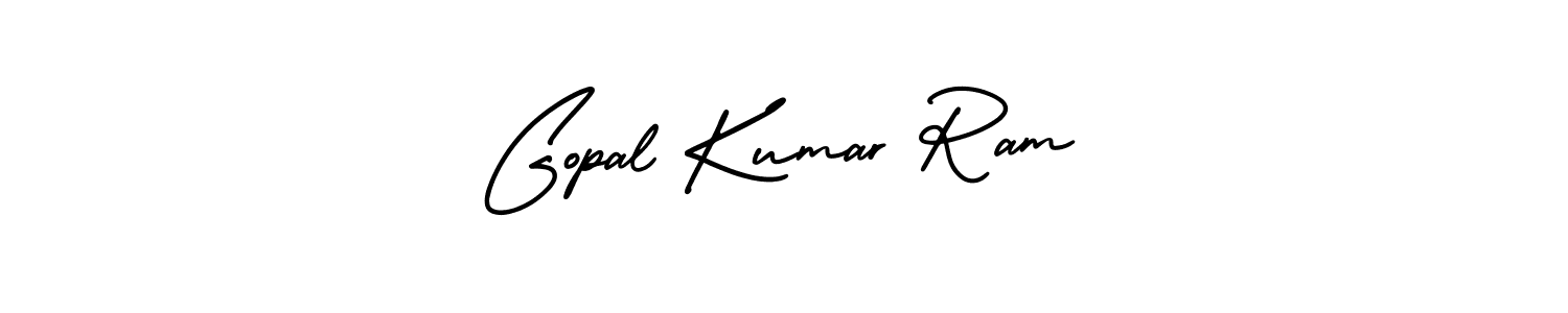 Create a beautiful signature design for name Gopal Kumar Ram. With this signature (AmerikaSignatureDemo-Regular) fonts, you can make a handwritten signature for free. Gopal Kumar Ram signature style 3 images and pictures png