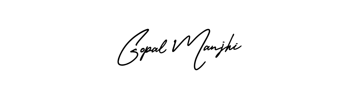 Create a beautiful signature design for name Gopal Manjhi. With this signature (AmerikaSignatureDemo-Regular) fonts, you can make a handwritten signature for free. Gopal Manjhi signature style 3 images and pictures png