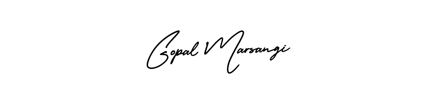 This is the best signature style for the Gopal Marsangi name. Also you like these signature font (AmerikaSignatureDemo-Regular). Mix name signature. Gopal Marsangi signature style 3 images and pictures png