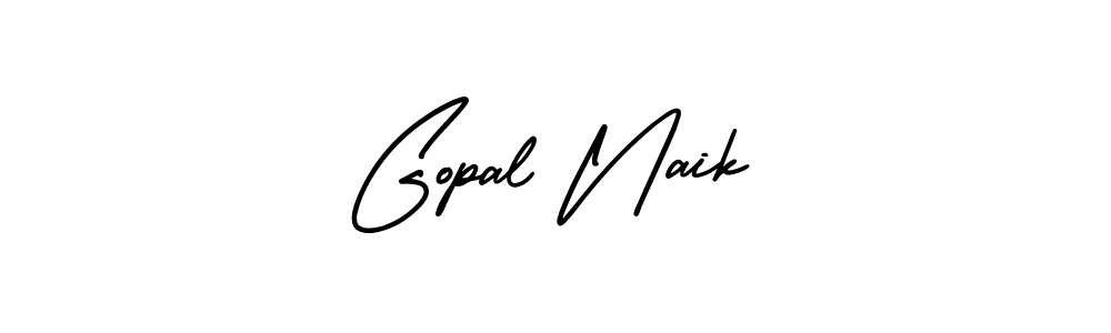 How to make Gopal Naik name signature. Use AmerikaSignatureDemo-Regular style for creating short signs online. This is the latest handwritten sign. Gopal Naik signature style 3 images and pictures png