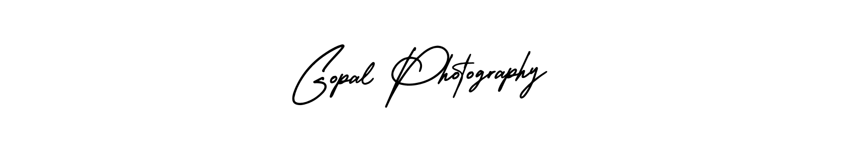 Use a signature maker to create a handwritten signature online. With this signature software, you can design (AmerikaSignatureDemo-Regular) your own signature for name Gopal Photography. Gopal Photography signature style 3 images and pictures png