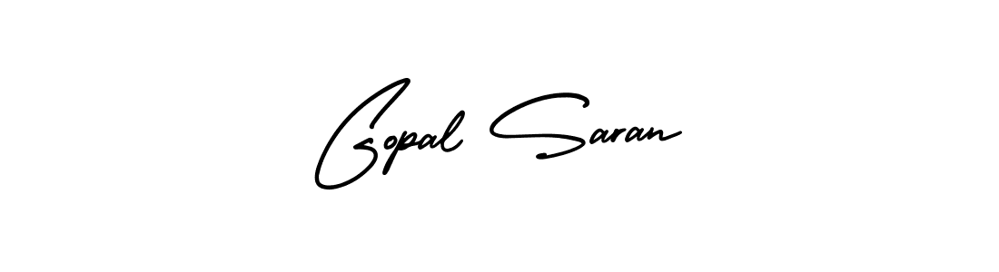 Use a signature maker to create a handwritten signature online. With this signature software, you can design (AmerikaSignatureDemo-Regular) your own signature for name Gopal Saran. Gopal Saran signature style 3 images and pictures png