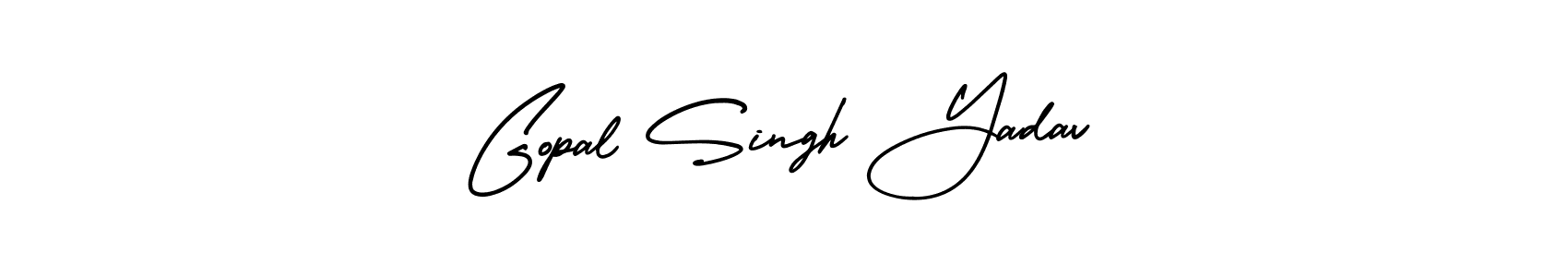 AmerikaSignatureDemo-Regular is a professional signature style that is perfect for those who want to add a touch of class to their signature. It is also a great choice for those who want to make their signature more unique. Get Gopal Singh Yadav name to fancy signature for free. Gopal Singh Yadav signature style 3 images and pictures png