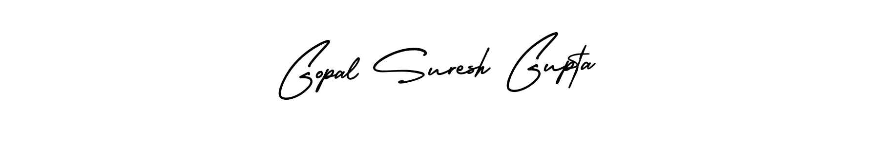 if you are searching for the best signature style for your name Gopal Suresh Gupta. so please give up your signature search. here we have designed multiple signature styles  using AmerikaSignatureDemo-Regular. Gopal Suresh Gupta signature style 3 images and pictures png