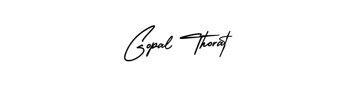 How to Draw Gopal Thorat signature style? AmerikaSignatureDemo-Regular is a latest design signature styles for name Gopal Thorat. Gopal Thorat signature style 3 images and pictures png