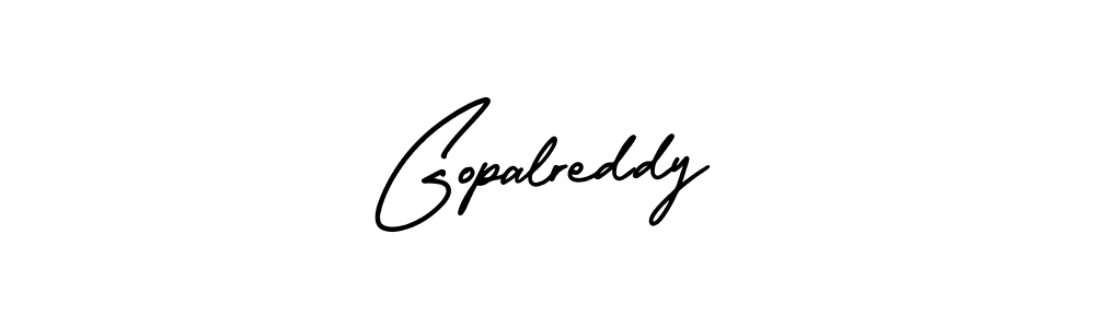 Gopalreddy stylish signature style. Best Handwritten Sign (AmerikaSignatureDemo-Regular) for my name. Handwritten Signature Collection Ideas for my name Gopalreddy. Gopalreddy signature style 3 images and pictures png