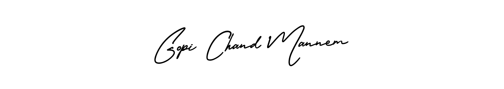 AmerikaSignatureDemo-Regular is a professional signature style that is perfect for those who want to add a touch of class to their signature. It is also a great choice for those who want to make their signature more unique. Get Gopi Chand Mannem name to fancy signature for free. Gopi Chand Mannem signature style 3 images and pictures png