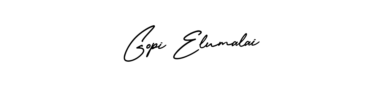 Also You can easily find your signature by using the search form. We will create Gopi Elumalai name handwritten signature images for you free of cost using AmerikaSignatureDemo-Regular sign style. Gopi Elumalai signature style 3 images and pictures png