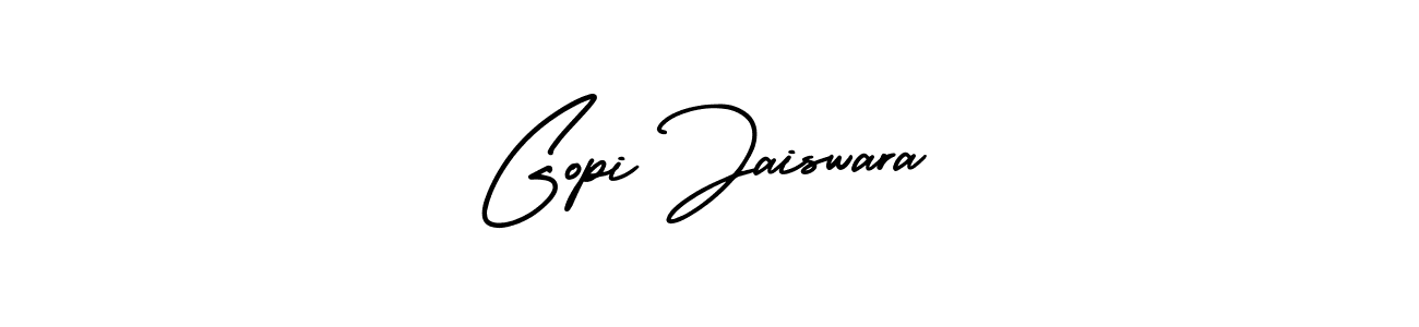 Make a short Gopi Jaiswara signature style. Manage your documents anywhere anytime using AmerikaSignatureDemo-Regular. Create and add eSignatures, submit forms, share and send files easily. Gopi Jaiswara signature style 3 images and pictures png