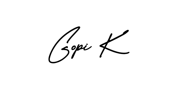 You can use this online signature creator to create a handwritten signature for the name Gopi K. This is the best online autograph maker. Gopi K signature style 3 images and pictures png