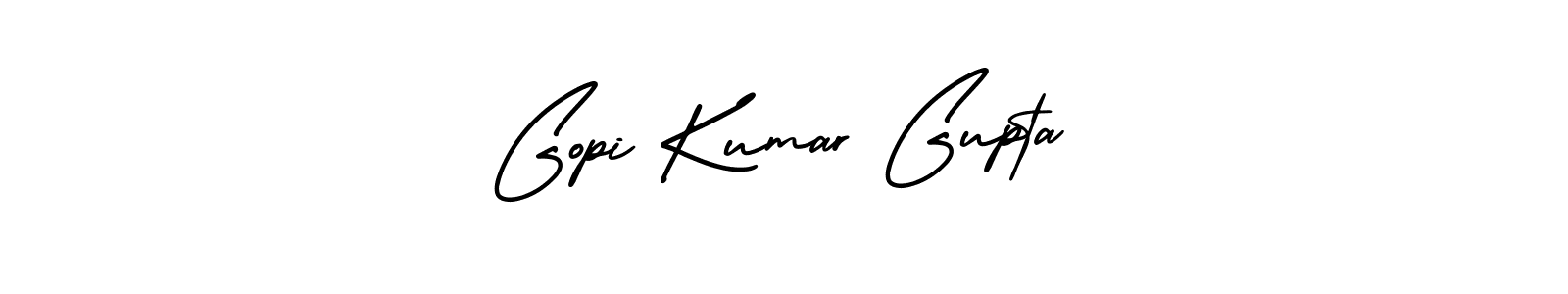 Use a signature maker to create a handwritten signature online. With this signature software, you can design (AmerikaSignatureDemo-Regular) your own signature for name Gopi Kumar Gupta. Gopi Kumar Gupta signature style 3 images and pictures png