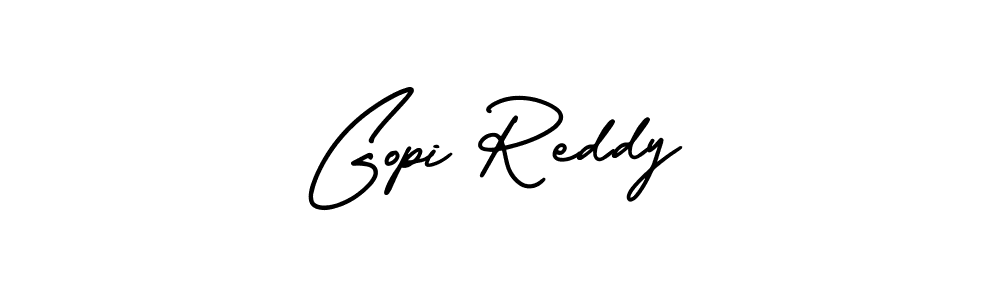 Gopi Reddy stylish signature style. Best Handwritten Sign (AmerikaSignatureDemo-Regular) for my name. Handwritten Signature Collection Ideas for my name Gopi Reddy. Gopi Reddy signature style 3 images and pictures png