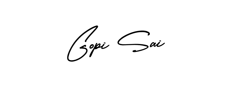 Similarly AmerikaSignatureDemo-Regular is the best handwritten signature design. Signature creator online .You can use it as an online autograph creator for name Gopi Sai. Gopi Sai signature style 3 images and pictures png