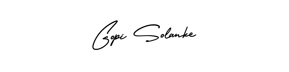 Best and Professional Signature Style for Gopi Solanke. AmerikaSignatureDemo-Regular Best Signature Style Collection. Gopi Solanke signature style 3 images and pictures png