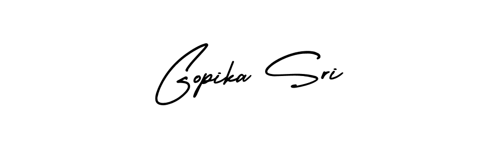 AmerikaSignatureDemo-Regular is a professional signature style that is perfect for those who want to add a touch of class to their signature. It is also a great choice for those who want to make their signature more unique. Get Gopika Sri name to fancy signature for free. Gopika Sri signature style 3 images and pictures png